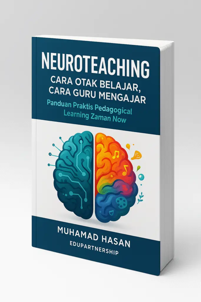 "NeuroTeaching: Cara Otak Belajar, Cara Guru Mengajar", sebuah panduan praktis yang dirancang berdasarkan sintesis antara neurosains modern dan praktik pedagogi kontemporer. Buku ini tidak hanya menjawab pertanyaan-pertanyaan tersebut, tetapi juga membuka ruang refleksi dan solusi nyata atas berbagai persoalan pengajaran yang selama ini kita hadapi di ruang kelas.