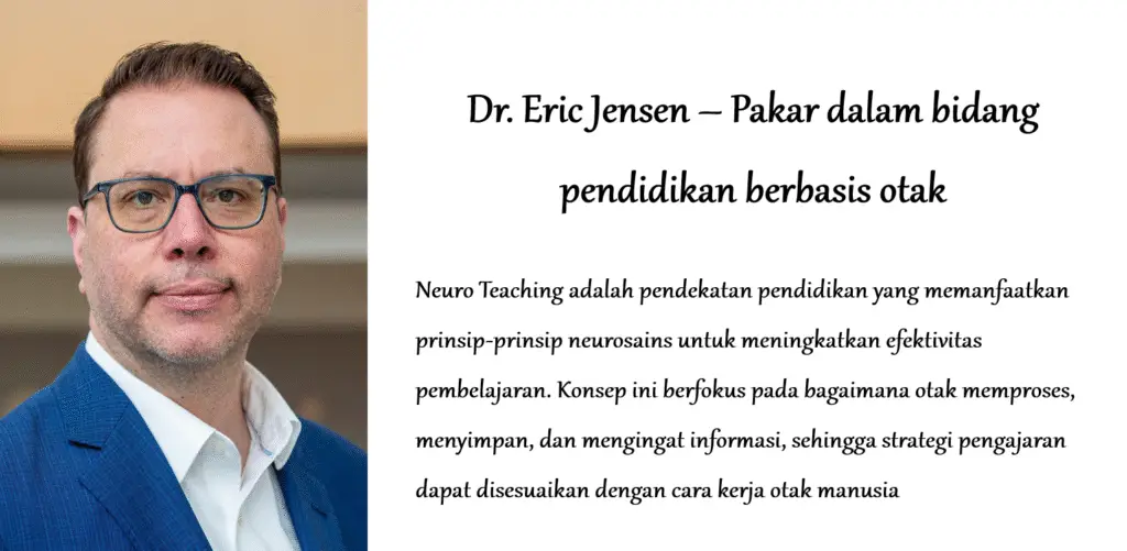Prof Dr. Eric Jensen Merupakan Pakar Pendidikan dan Pembelajaran Berbasik Otak